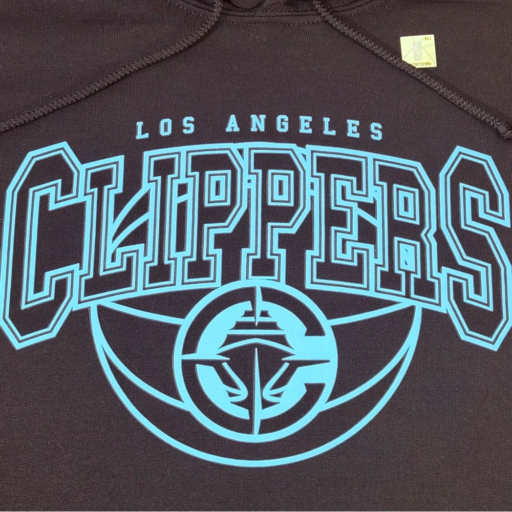 NWOT NBA Los Angeles Clippers Hooded Sweatshirt Size XL Men's - Picture 4 of 6